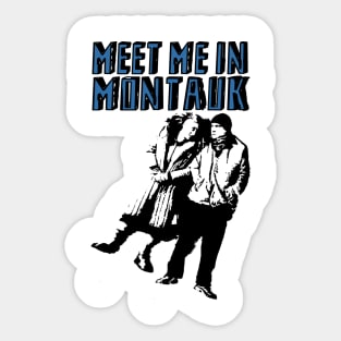 Meet Me In Montauk (Blue) Sticker